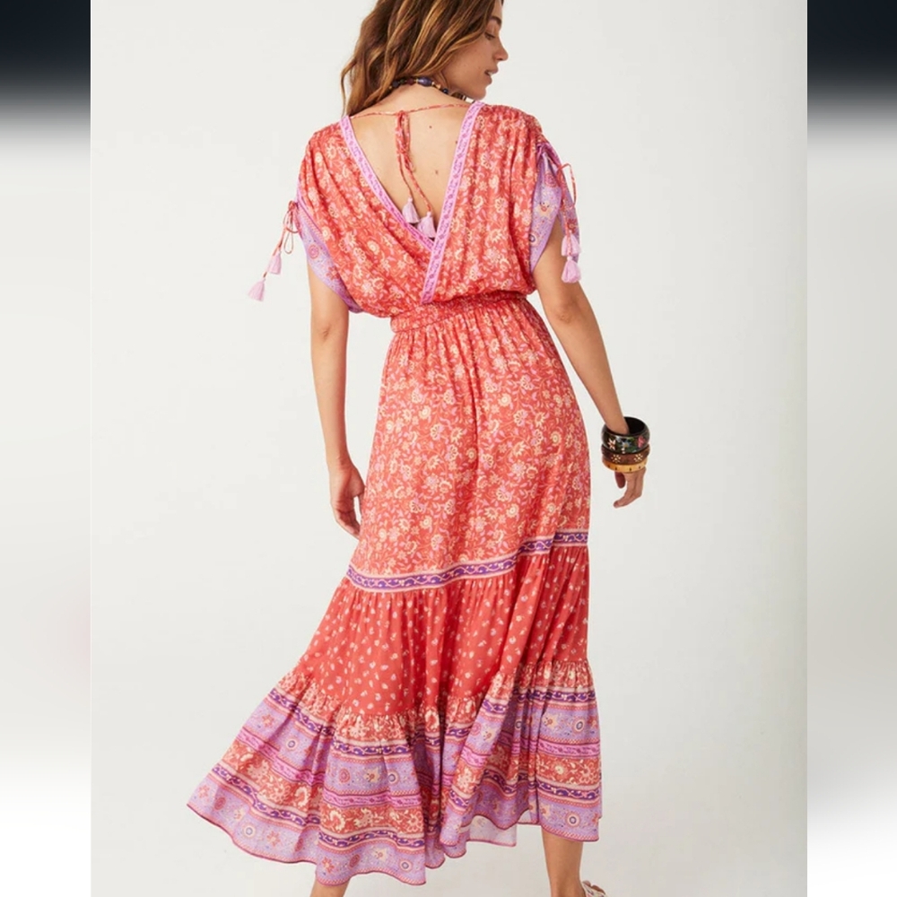 🍒NWT🍒 SPELL SUNSHINE BANDIT GOWN L - Picture 4 of 10